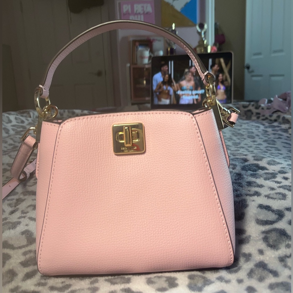 Kate Spade Phoebe Mini Top Handle Crossbody Purse Light Pink - Picture 8 of 8